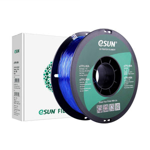 eSUN Glass Blue TPU 95A Flexible Filament 1.75mm 1KG (2.2lb)