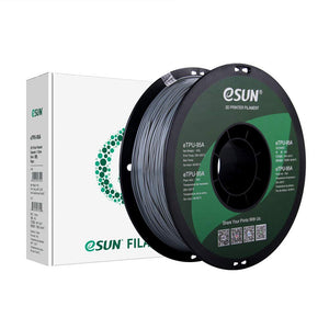 eSUN Gray TPU 95A Flexible Filament 1.75mm 1KG (2.2lb)