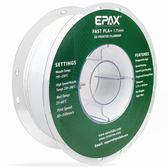 EPAX Cool White Fast PLA+ 1.75mm Filament 1kg