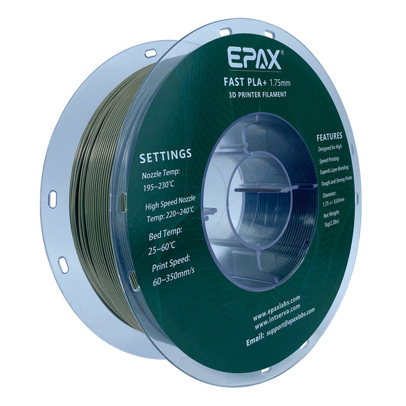 EPAX Military Green Fast PLA+ 1.75mm Filament 1kg
