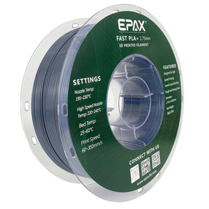 EPAX Grey Fast PLA+ 1.75mm Filament 1kg