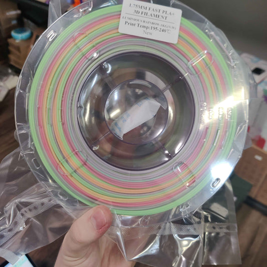 EPAX Luminous Rainbow Fast PLA+ 1.75mm Filament 1k