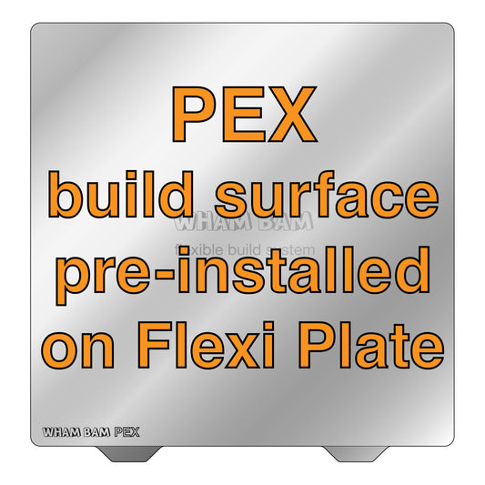 WhamBam 235 x 235 Flexi Plate with Pre-Installed PEX Build Surface