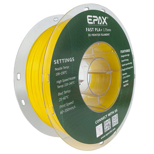 EPAX Yellow Fast PLA+ 1.75mm Filament 1kg