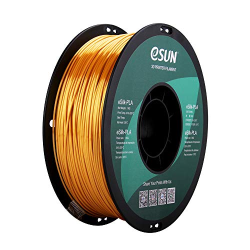 eSun Gold Silk PLA+ 1.75mm Filament 1kg