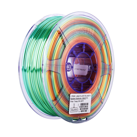 eSun Rainbow Silk PLA+ 1.75mm Filament 1kg