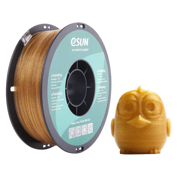 eSun Twinkling Gold PLA 1.75mm Filament 1kg
