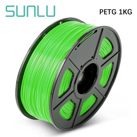 Sunlu Transparent Green PETG 1.75mm Filament 1kg/2.2lbs