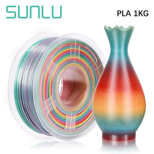 Sunlu PLA Rainbow 1.75mm 3D Printer Filament 1kg/2.2lbs