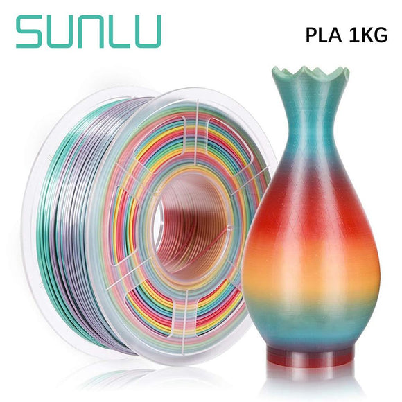 Sunlu PLA Rainbow 1.75mm 3D Printer Filament 1kg/2.2lbs