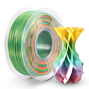Sunlu PLA Silk Rainbow Filament 1.75mm 1kg/2.2lbs