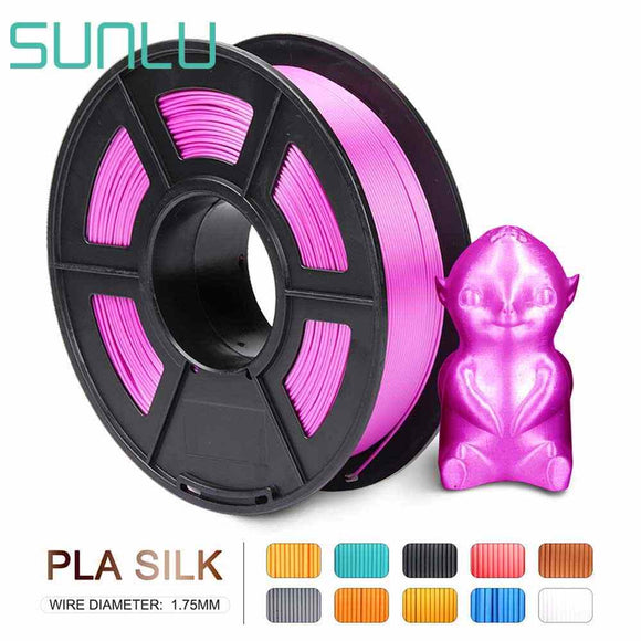 Sunlu PLA+ SILK Pink 1.75mm Filament 1kg/2.2lbs