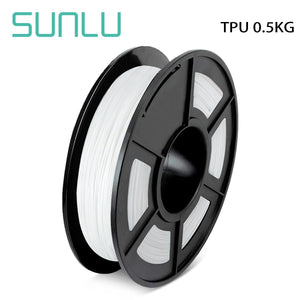 Sunlu White TPU 1.75mm Filament 0.5kg/1.1lbs